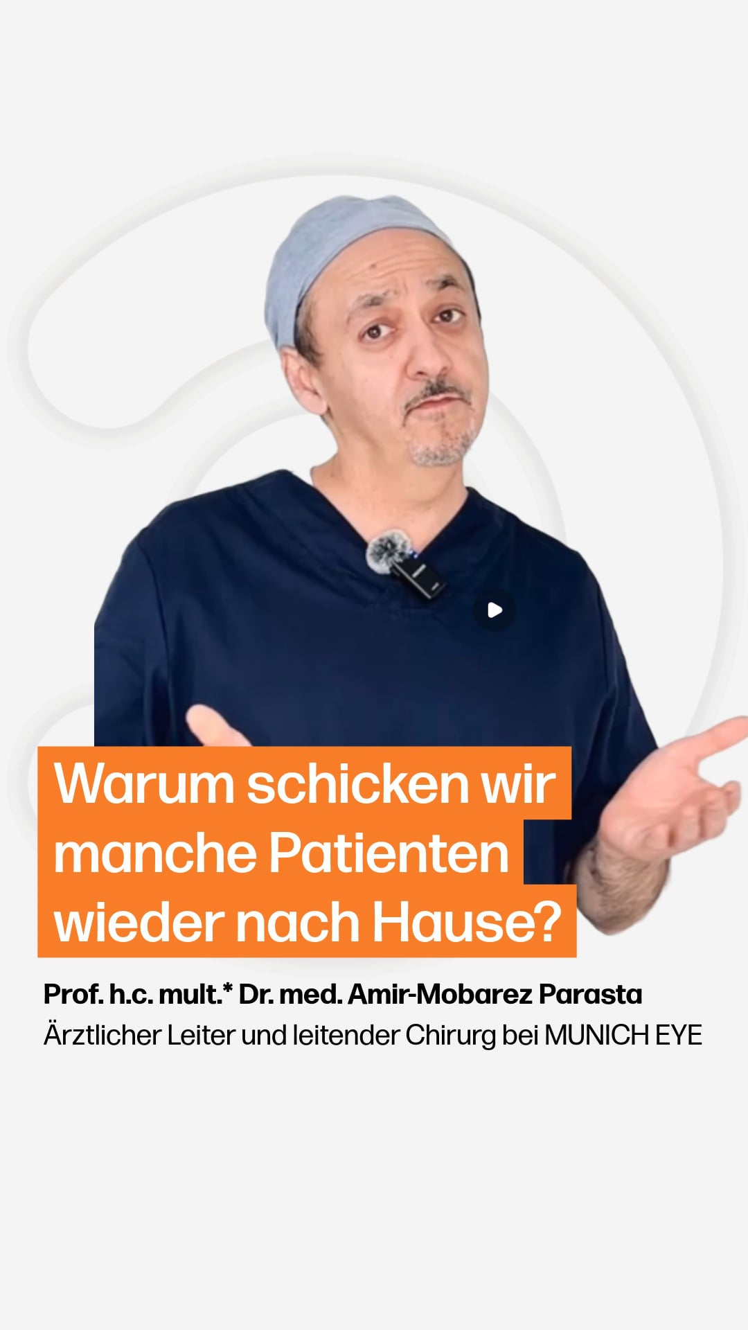 Warum wir manche Patienten wieder nach Hause schicken?