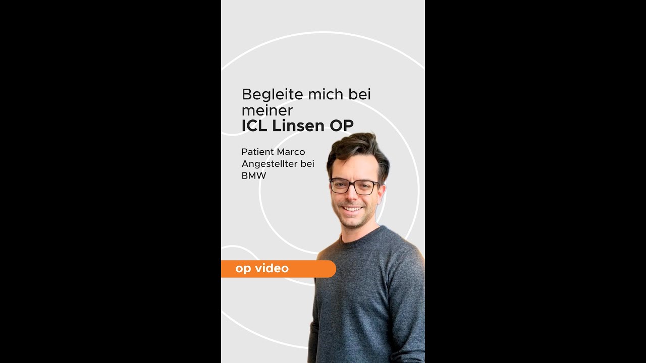 Begleite Marco bei seiner ICL Linsen OP - *LIVE OP* | MUNICH EYE