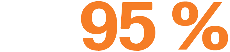 95% Weiterempfehlung
