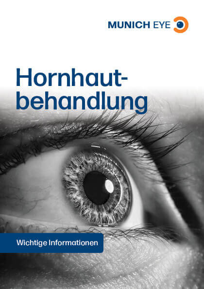 Infobroschüre Hornhautbehandlung im Augenzentrum in München