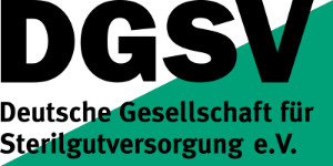 Logo Mitgliedschaft bei DGSV Deutsche Gesellschaft für Sterilgutversorgung e.V.
