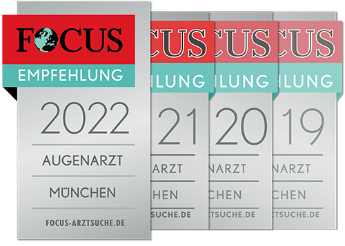 Focus Empfehlung 2022 Augenarzt Prof. Parasta, München