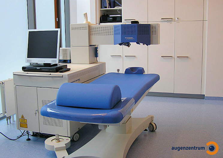 Die OP-Räumlichkeiten für Ihre Trans-PRK- / Augenlaserbehandlung im Augenzentrum in München befinden sich im Operationszentrum Riem. Hier werden alle Augenlaserbehandlungen mit dem SCHWIND AMARIS Excimer Laser durchgeführt.